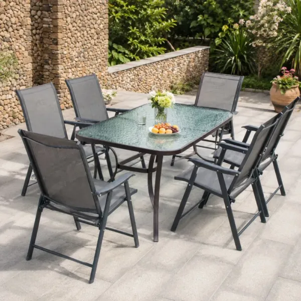 Baštenski set Stol + 6 stolica